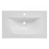 Nowoczesne Meble Łazienkowe 60 cm z Umywalką Wpuszczaną Ryflowany Beżowy ADEL CASHMERE Comad