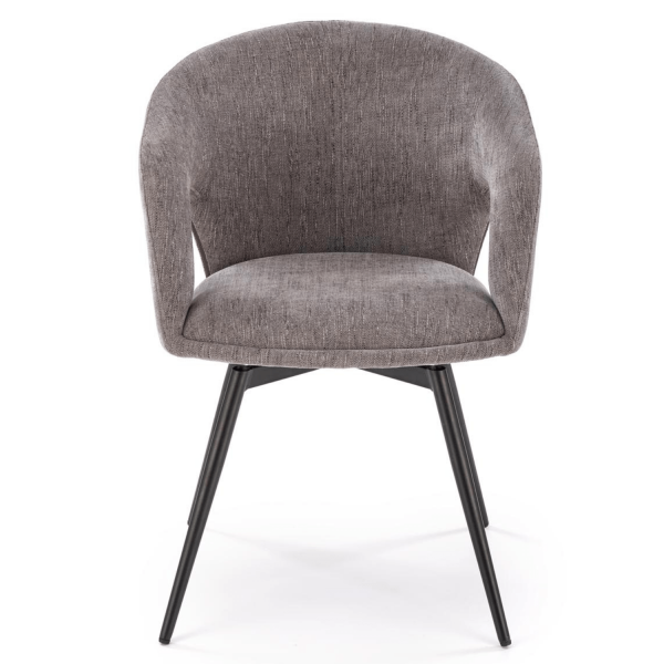 Krzesło Obrotowe Loft do Salonu Szare K550 Halmar Front
