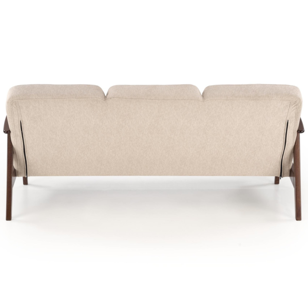 Sofa Tapicerowana Drewniana MILANO 3S Beżowa Halmar Tył