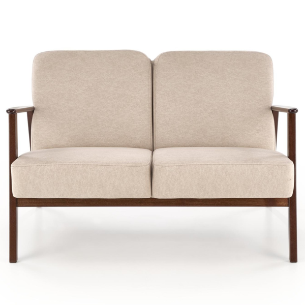 Sofa Tapicerowana Podwójna MILANO 2S Beżowa Halmar Front