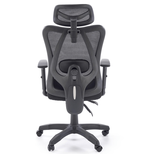 Fotel Obrotowy Ergonomiczny RAMOS Czarny Tył