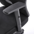 Fotel Obrotowy Ergonomiczny RAMOS Czarny Zbliżenie Podłokietnika