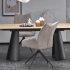 Stół Rozkładany GIACOMO Naturalny Czarny Aranżacja Front