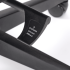 Fotel Obrotowy Ergonomiczny SONAR Czarny Zbliżenie Mechanizmu