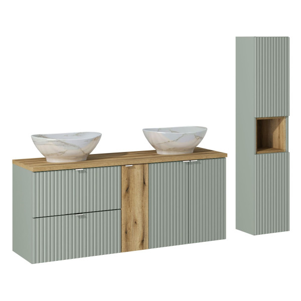 SET-LRG B OAK 140CM UN PATI HC