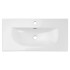 Biała Lakierowana Umywalka Ceramiczna Meblowa 81x40 cm do Łazienki Biały Połysk SKY 3 COMAD