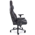 Fotel Obrotowy BALDUR Ciemno Popielaty Szary Czarny Bok