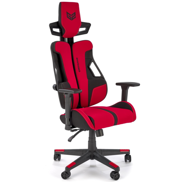 Fotel Obrotowy Gamingowy NITRO 2 Czerwony Czarny Prawy Front