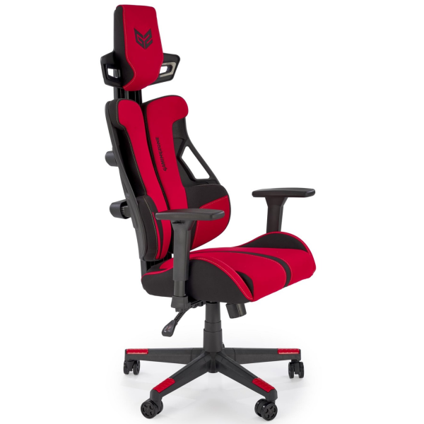 Fotel Obrotowy Gamingowy NITRO 2 Czerwony Czarny Prawy Front