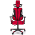 Fotel Obrotowy Gamingowy NITRO 2 Czerwony Czarny Front