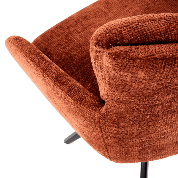 Krzesło Obrotowe do Salonu K540 Cynamonowy Loft Zbliżenie z Góry