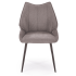 Krzesło Tapicerowane Loft Popielate Szare Nowoczesne K543 Front
