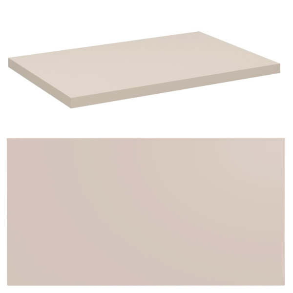 Kaszmirowy Blat Łazienkowy 60 cm Beżowy Matowy do Łazienki NOVA CASHMERE Comad