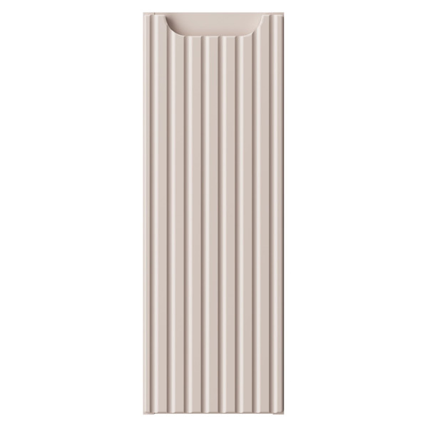 Beżowy Regał pod Blat Łazienkowy 20 cm Szafka Podblatowa Beżowa Matowa z Drzwiczkami Kaszmir NOVA CASHMERE Comad