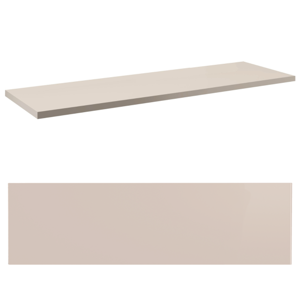 Beżowy Blat Łazienkowy do Łazienki 120 cm Kaszmirowy Matowy Nowoczesny NOVA CASHMERE Comad