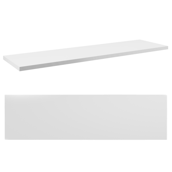 Nowoczesny Blat Łazienkowy 140 cm Matowy Biały do Łazienki z Kolekcji NOVA WHITE Comad