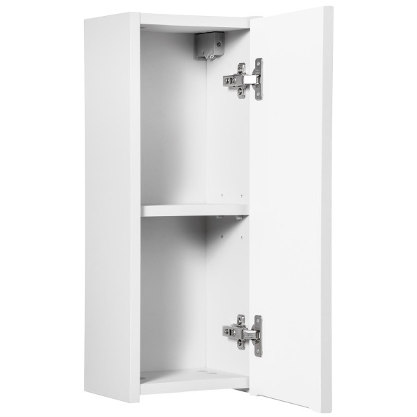 Łazienkowa Szafka Wisząca Górna 20 cm Ryflowana Biały Mat Nowoczesna NOVA WHITE Comad
