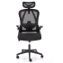 Fotel Obrotowy Gabinetowy Biurowy NEGRO Czarny Front