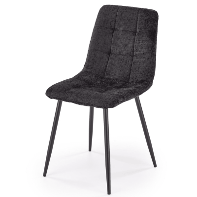 Krzesło Tapicerowane Loft Czarne K547