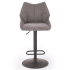 Hoker do Kuchni z Oparciem H122 Popielaty Szary Front