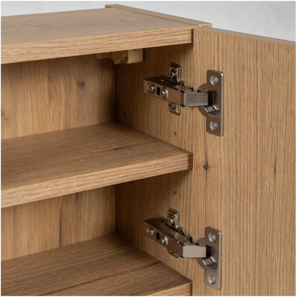 Kwadratowa Szafka Wisząca Łazienkowa Górna 30x30 cm Dąb Evoke Coast NOVA OAK Comad