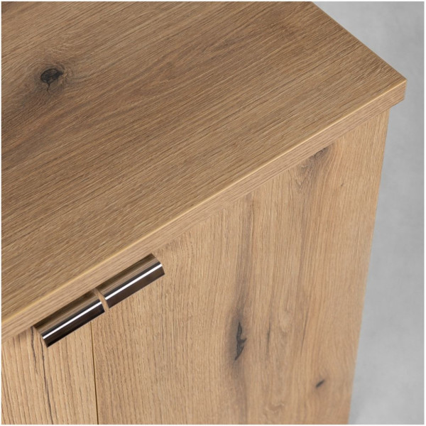 Nowoczesna Szafka pod Umywalkę 60 cm do Łazienki Boho Japandi Dąb Evoke Coast NOVA OAK Comad