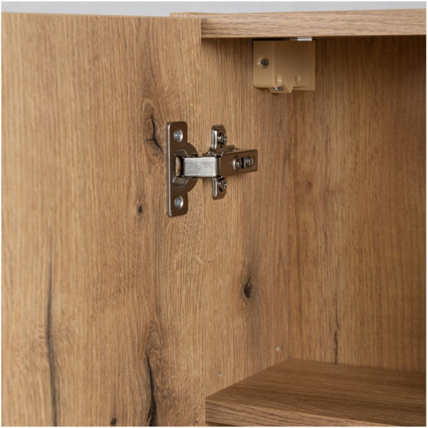 Szafka Łazienkowa Wisząca Górna 30 cm do Łazienki Boho Japandi Dąb Evoke Coast NOVA OAK Comad