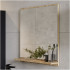 Lustro Łazienkowe z Półką 80 cm do Łazienki Boho Japandi Dąb Evoke Coast NOVA OAK Comad