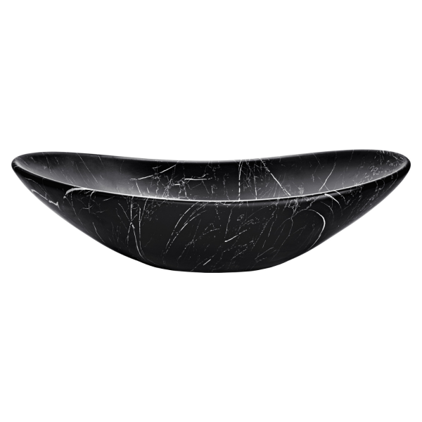 Umywalka do Łazienki Nablatowa 60 cm Owalna Matowa LENA MB2 COMAD