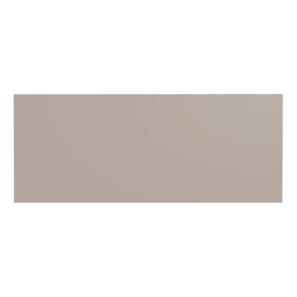 Wisząca Szafka pod Umywalkę z Baltem 80 cm Ryflowana 2 Drzwiowa do Łazienki Boho Beżowy NOC