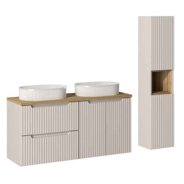 SET-NOC B OAK 120CM D.S UN BEYOND 5 WH HC
