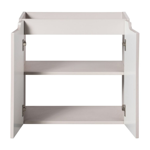 Zestaw Mebli Łazienkowych 120 cm do Łazienki Boho Ryflowane Kaszmir Matowe Beżowe NOC