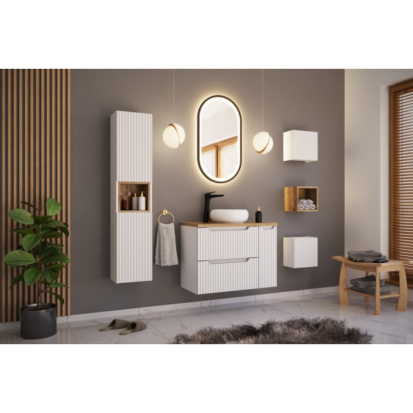 Nova White 82-60-2S Szafka Pod Um. 60 Cm 2 Szuflady