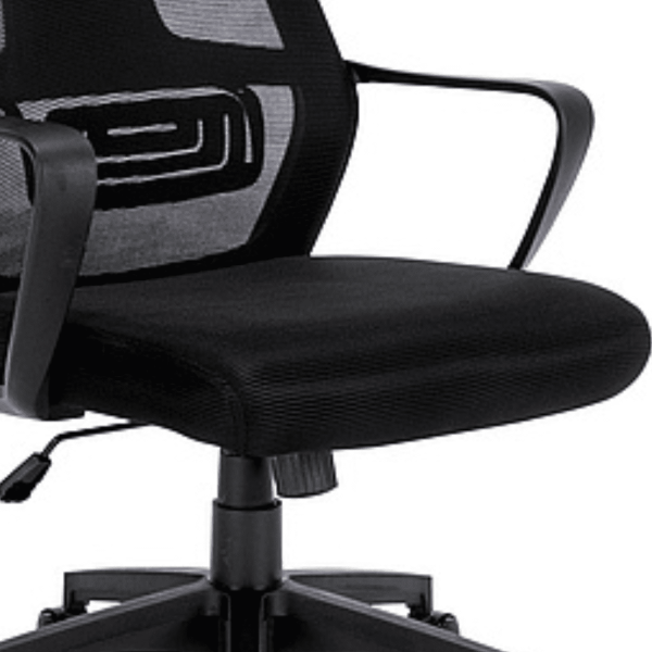 Fotel Biurowy Obrotowy Ergonomiczny do Biurka Gabinetu Biura Czarny FILIP
