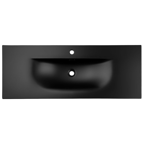 Umywalka Meblowa 120 cm SKY 1 BLACK MATT Czarna COMAD z Góry
