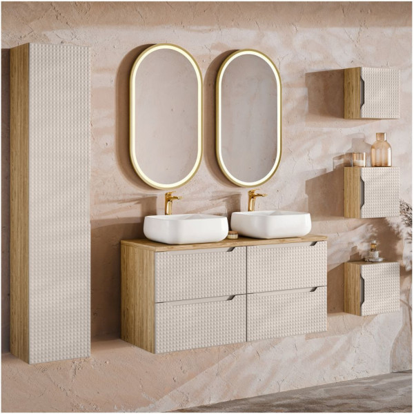 Luxor Beige 82-80-2S Szafka Pod Um. 80 cm 2 Szuflady