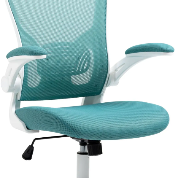 Fotel Biurowy Obrotowy Turkusowy Zbliżenie