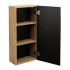 Luxor Black 83-35-1D Szafka GĂłrna 35 cm 1 Drzwi