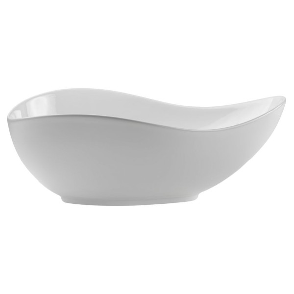 Umywalka Nablatowa Biała Nowoczesna Ceramiczna 51x39 cm CLOUD FREE WHITE COMAD