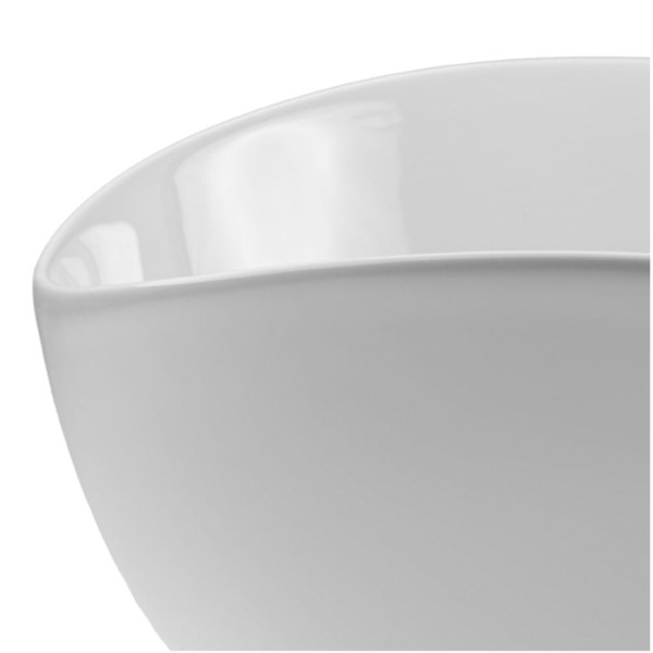 Umywalka Nablatowa Biała Nowoczesna Ceramiczna 51x39 cm CLOUD FREE WHITE COMAD