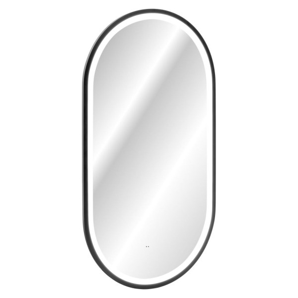 LUSTRO LED CZARNE APOLLO 2 900X500