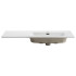Umywalka Meblowa 101x46 cm do Łazienki Biała Ceramiczna Duża GO 2 COMAD