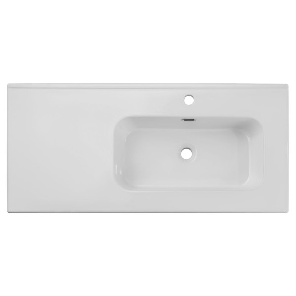 Umywalka Meblowa 101x46 cm do Łazienki Biała Ceramiczna Duża GO 2 COMAD