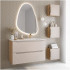 Umywalka Meblowa 101x46 cm do Łazienki Biała Ceramiczna Duża GO 2 COMAD