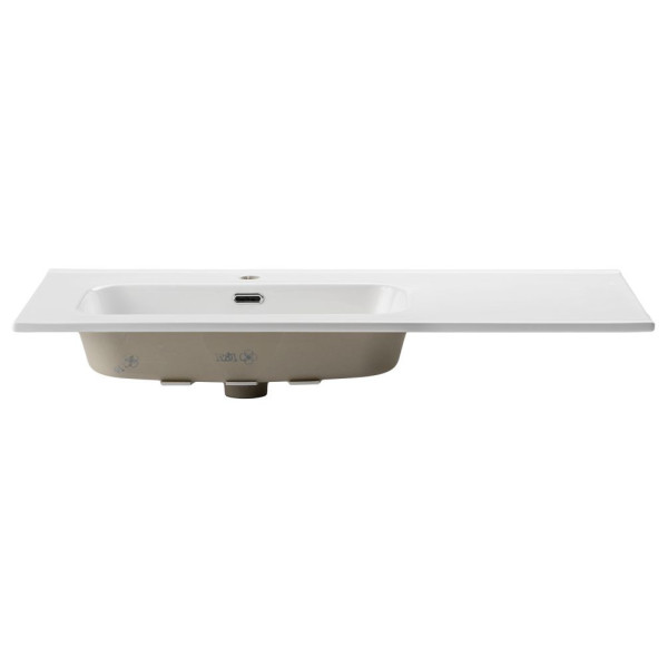 Umywalka Meblowa Ceramiczna 101x46 cm do Łazienki Biała Prostokątna GO 2 COMAD