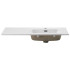 Umywalka Meblowa 91x46 cm Wpuszczana z Blatem Ceramicznym Biały Połysk GO 2 R COMAD