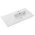 Umywalka Meblowa 91x46 cm Wpuszczana z Blatem Ceramicznym Biały Połysk GO 2 R COMAD