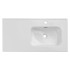 Umywalka Meblowa 91x46 cm Wpuszczana z Blatem Ceramicznym Biały Połysk GO 2 R COMAD