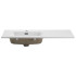 Umywalka Meblowa 91x46 cm Łazienkowa Ceramiczna Biała Błyszcząca z Blatem GO 2 L COMAD