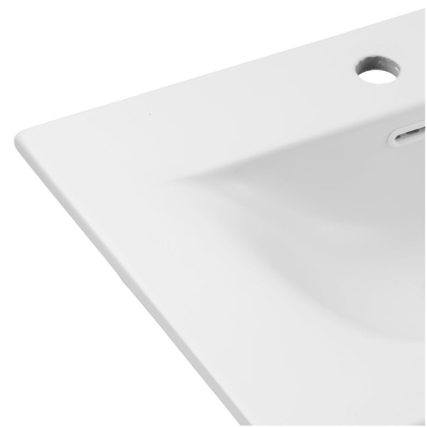 Umywalka Meblowa Ceramiczna 61x46 cm Biała Matowa do Łazienki SKY 1 COMAD